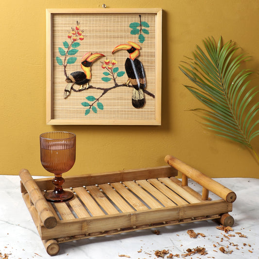 Bamboo Tray and Bamboo Wall Hanging