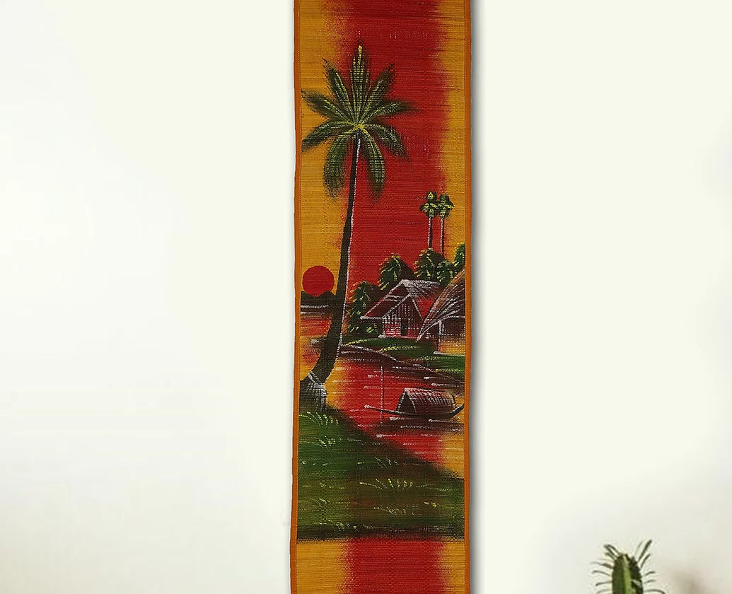 Bamboo Mat Wall Hanging