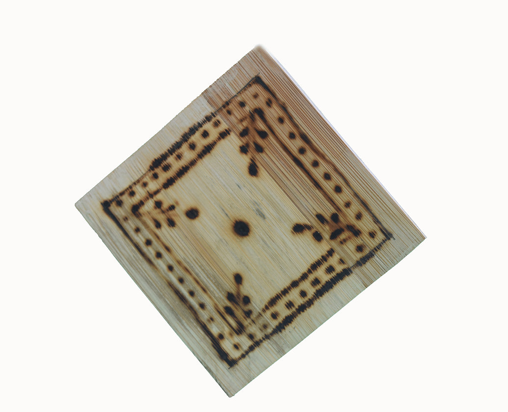 Handmade Bamboo Coasters - 6 pieces