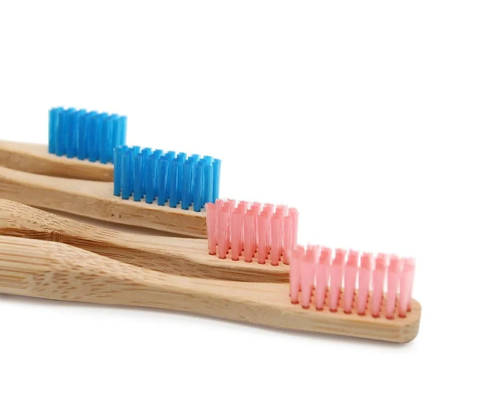 Handmade Bamboo Toothbrush- Pair of 2