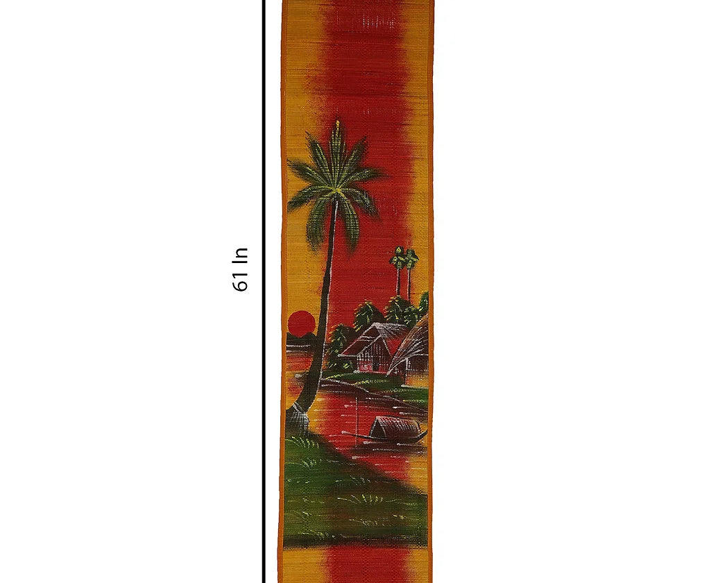 Day & Night (Set) Bamboo Mat Wall Hangings