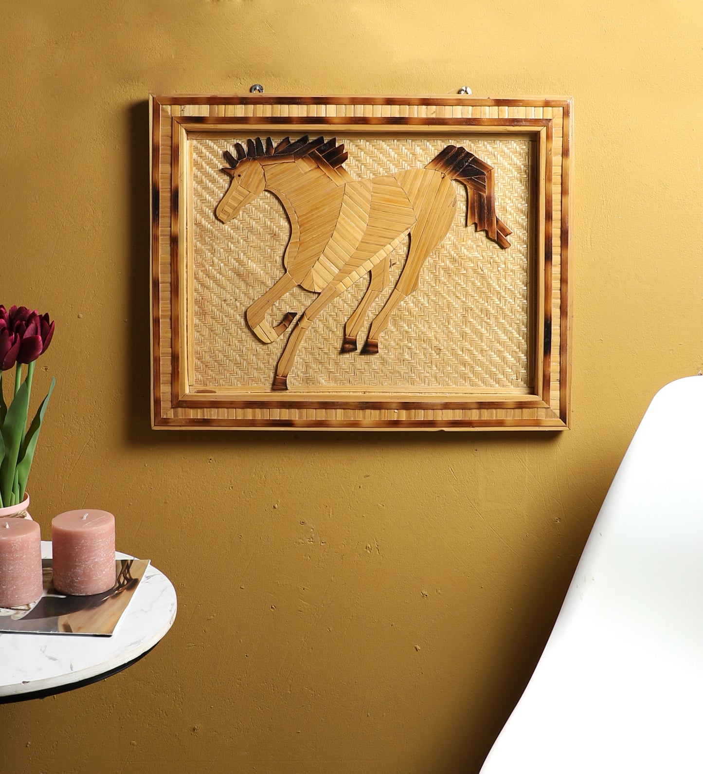 Tenture murale en bambou - Grande (54 x 43 cm)