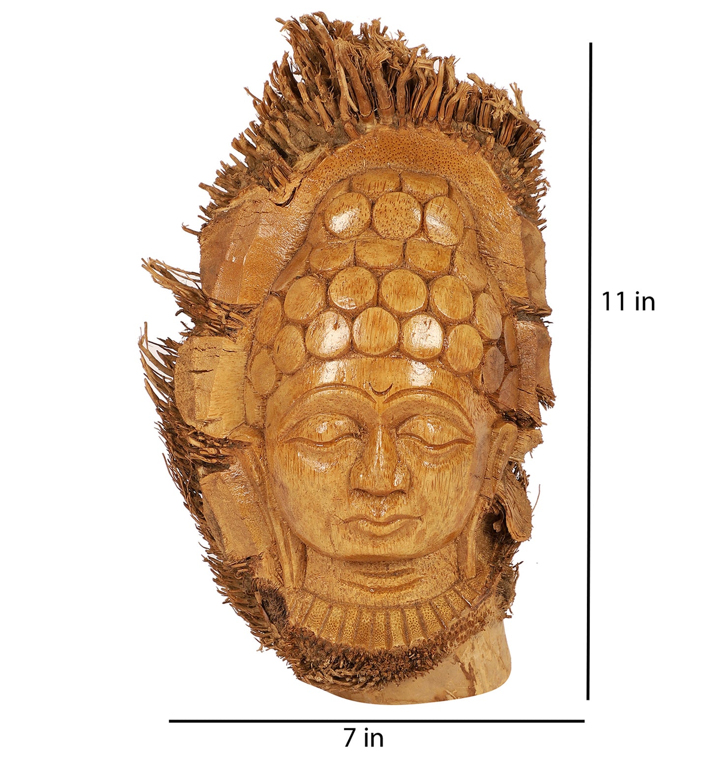 Ganesha - Racine de Bambou Sculptée - Grand