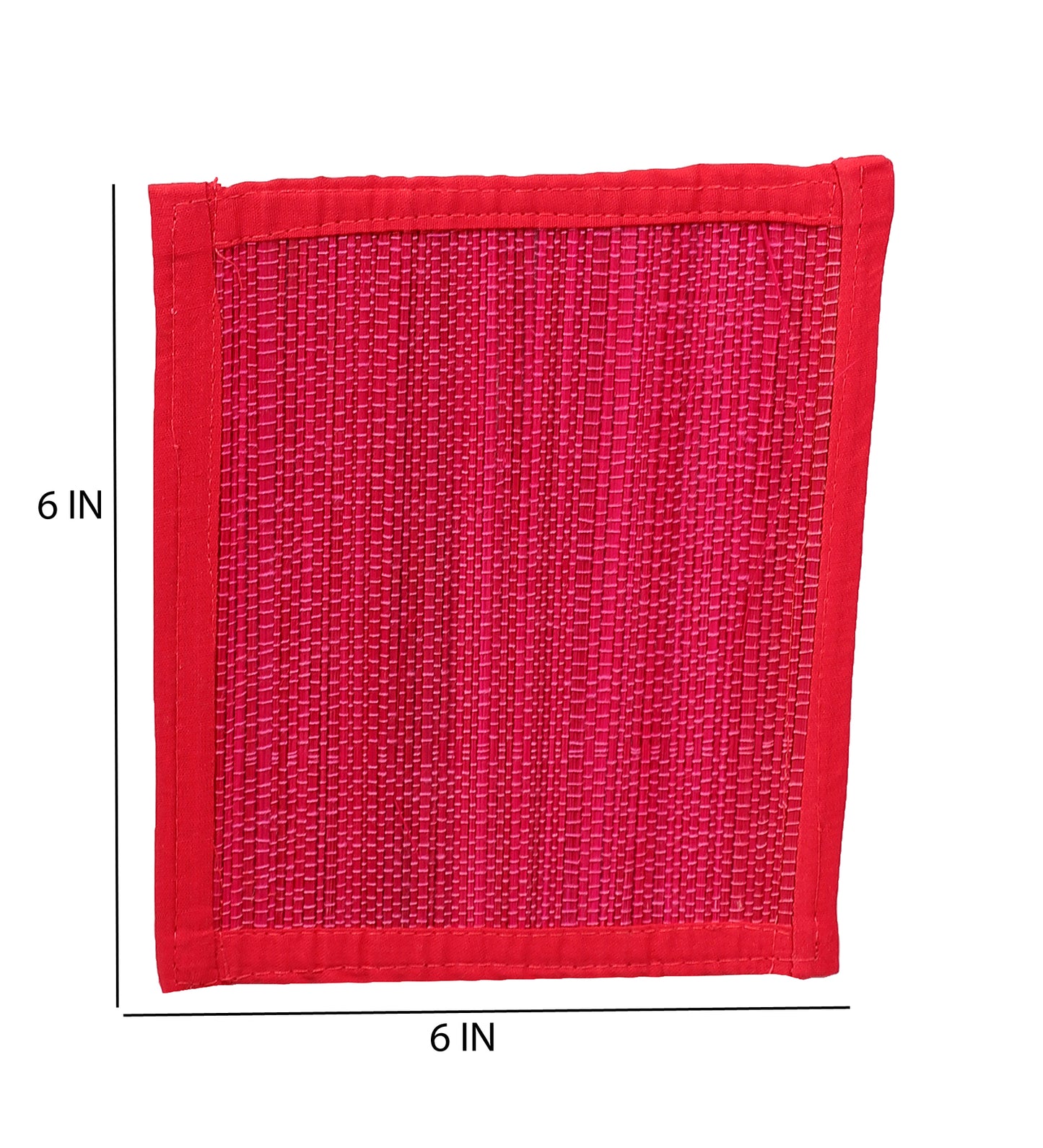 Bamboo Dining Mats - Pink (Set of 13)
