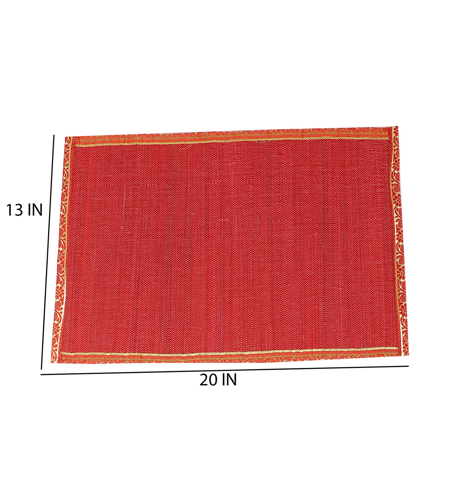 Ensemble de tapis de salle à manger en bambou