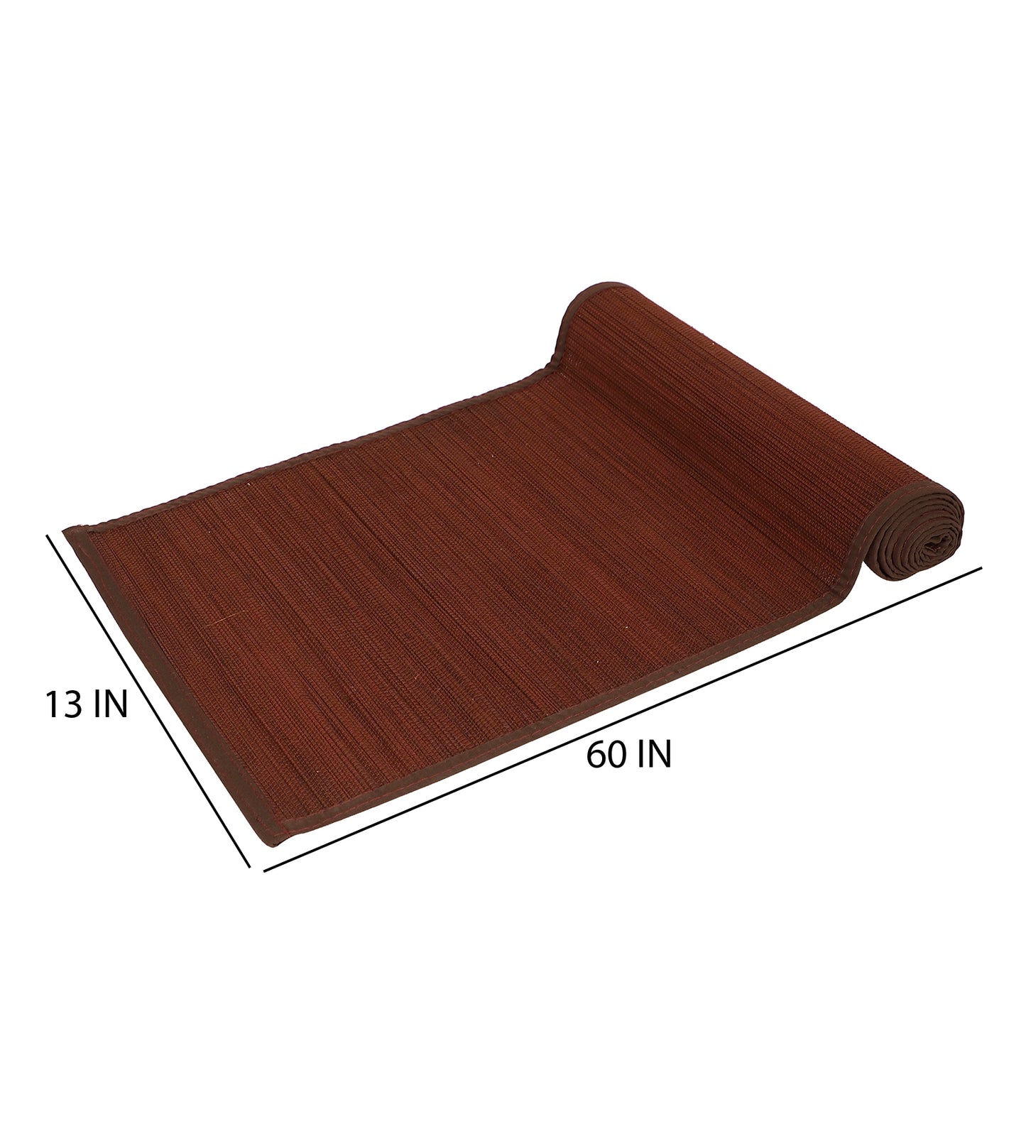 Bamboo Dining Mats - Brown (Set of 13)