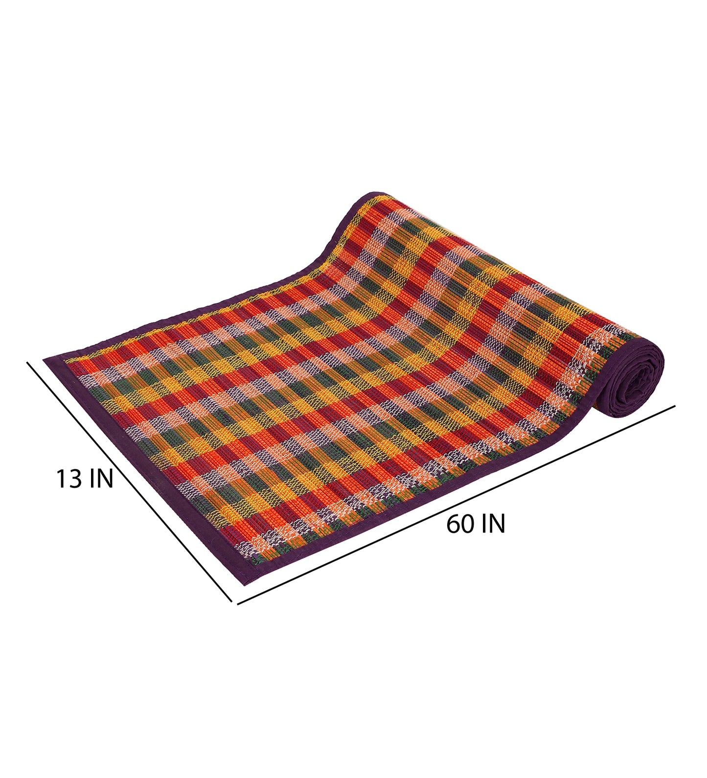 Bamboo Dining Mats - Multi Purple (Set of 13)