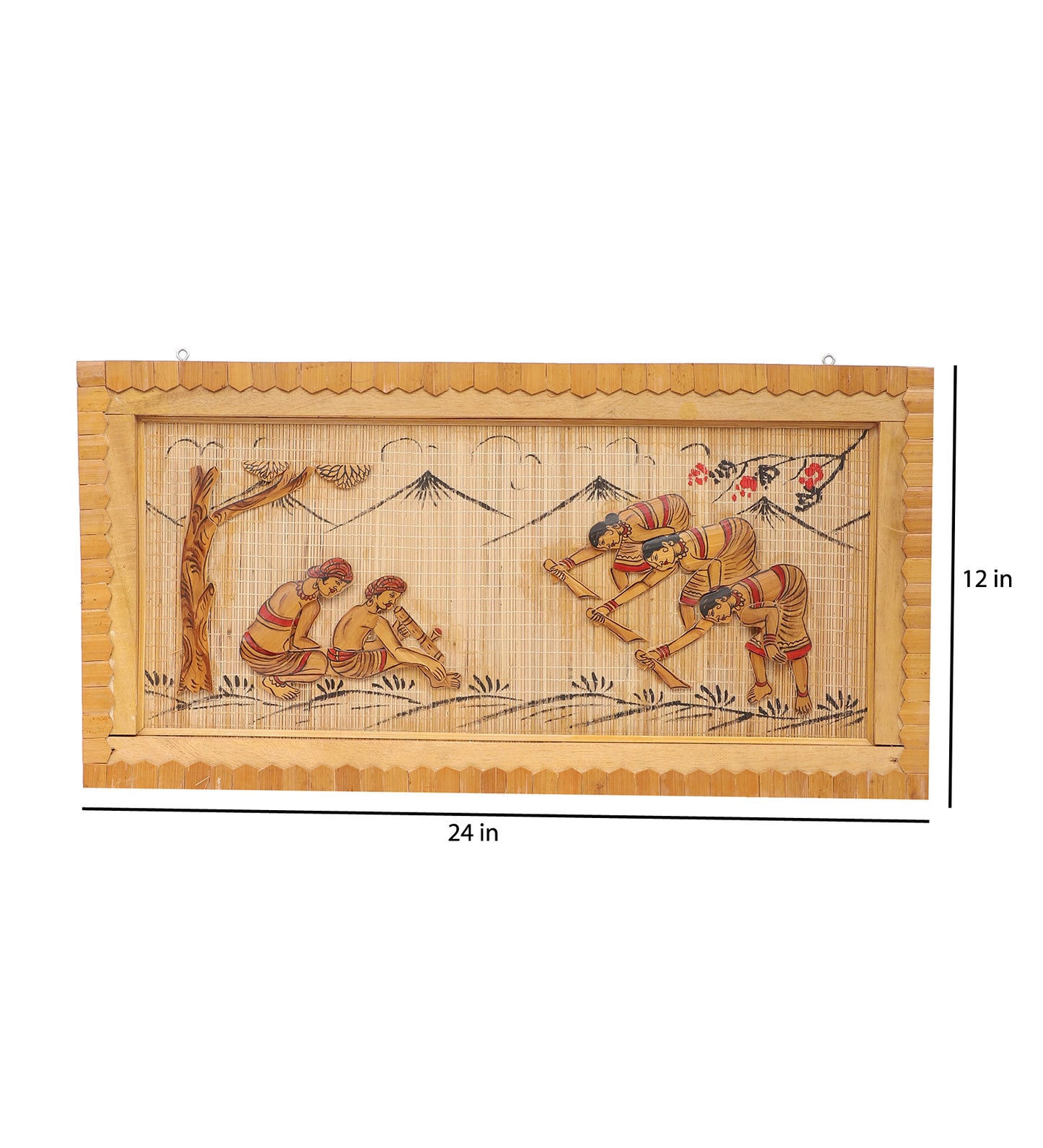 Bamboo Wall Hanging - Medium (59 x 30 cm)