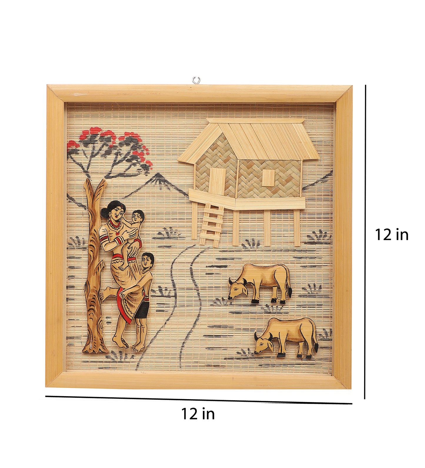 Bamboo Wall Hanging - Small (30 x 30 cm)
