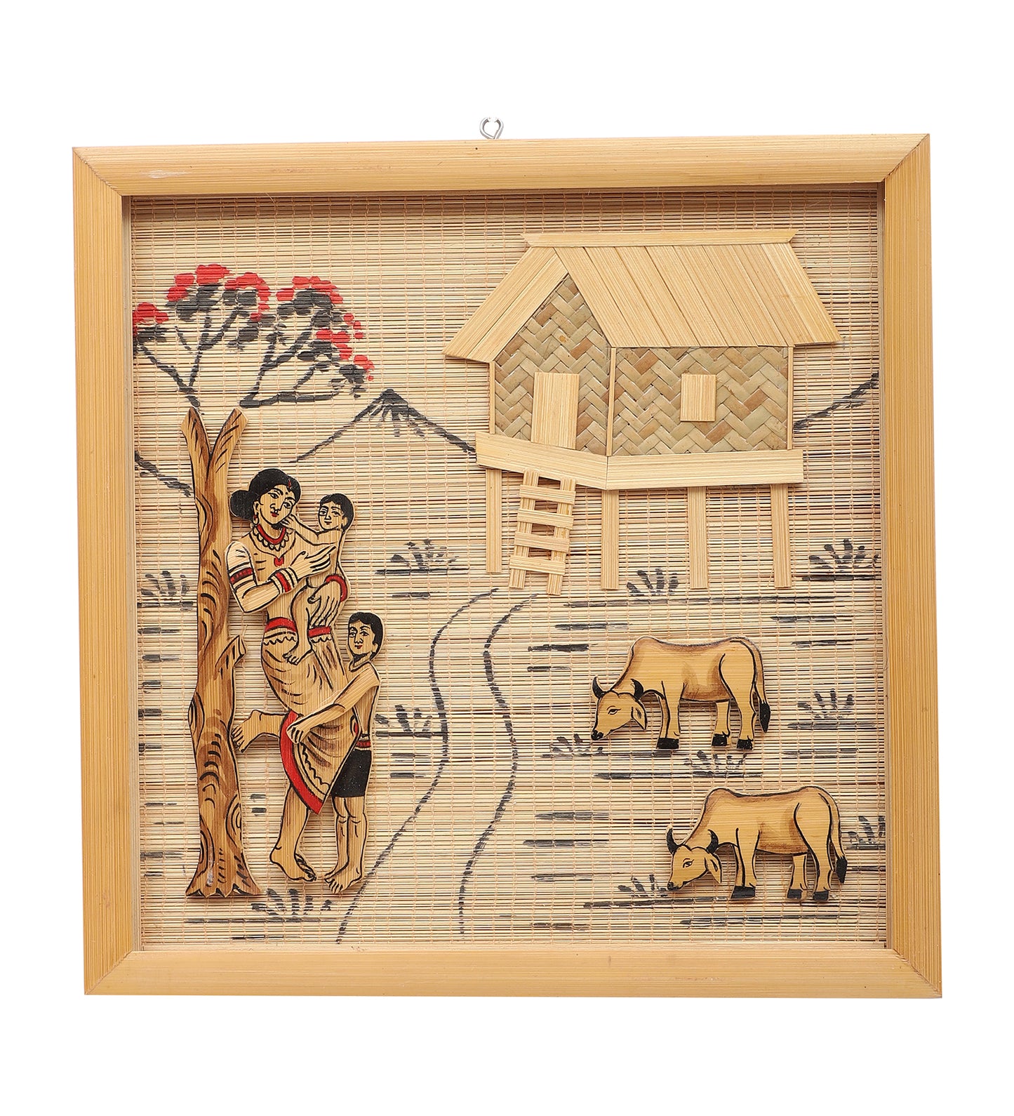 Bamboo Wall Hanging - Small (30 x 30 cm)