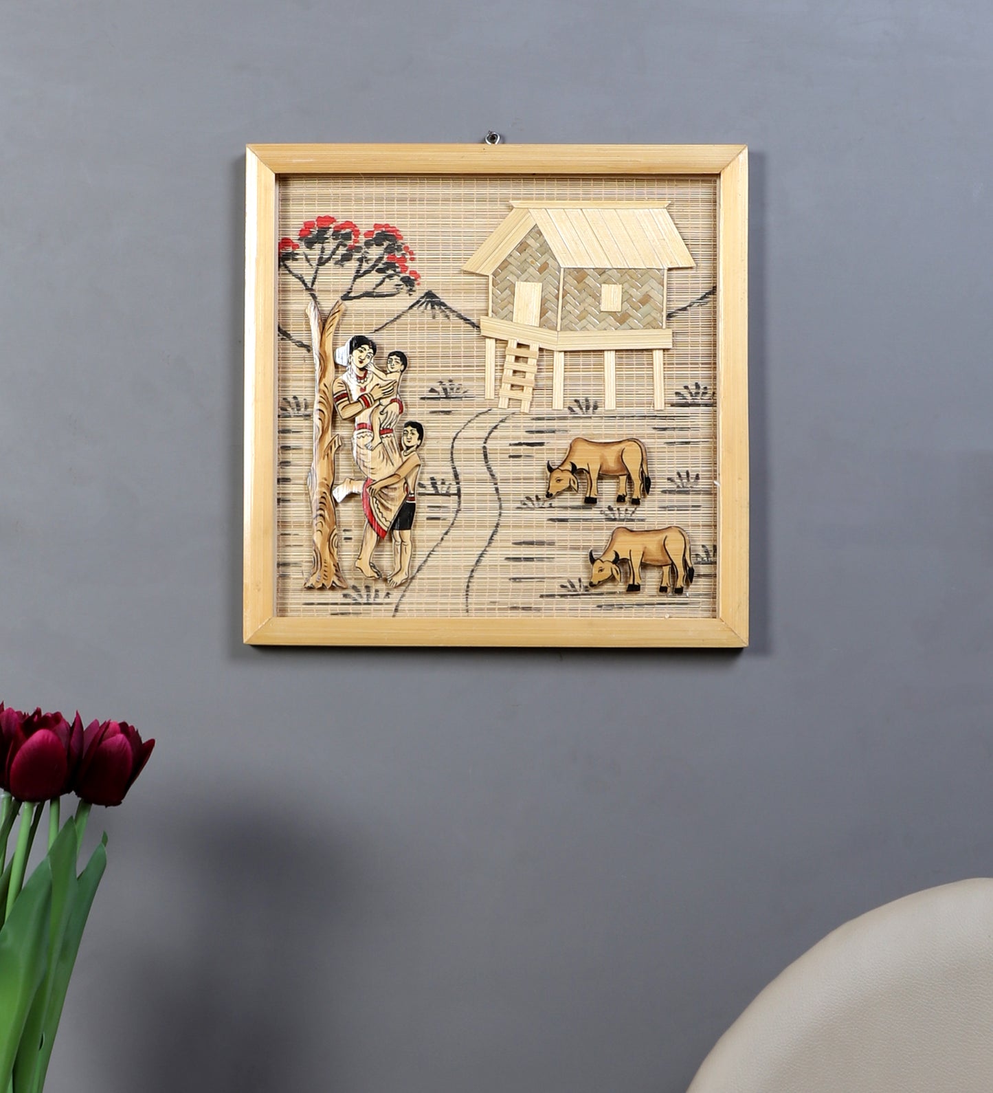 Bamboo Wall Hanging - Small (30 x 30 cm)