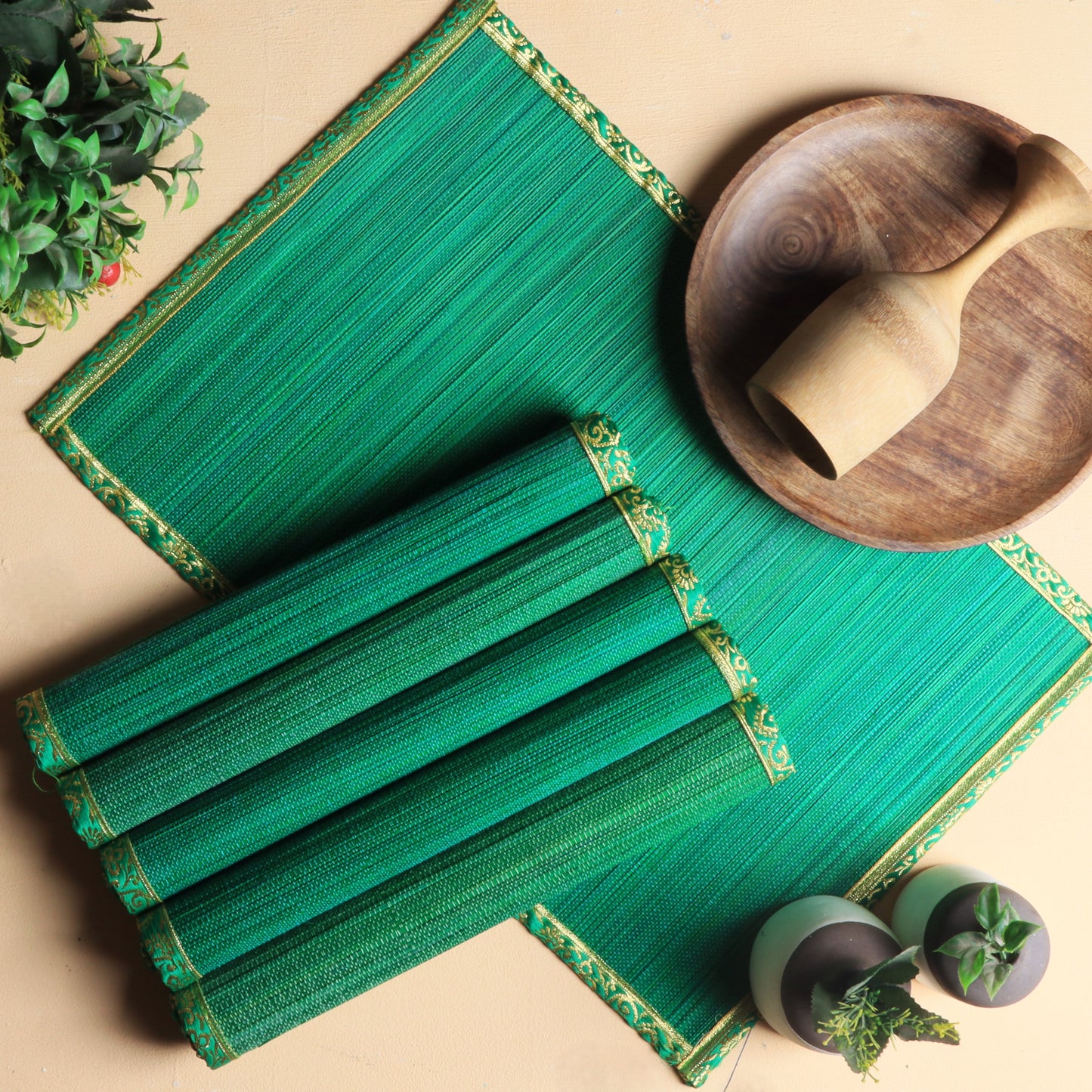 Bamboo Placemats - Green