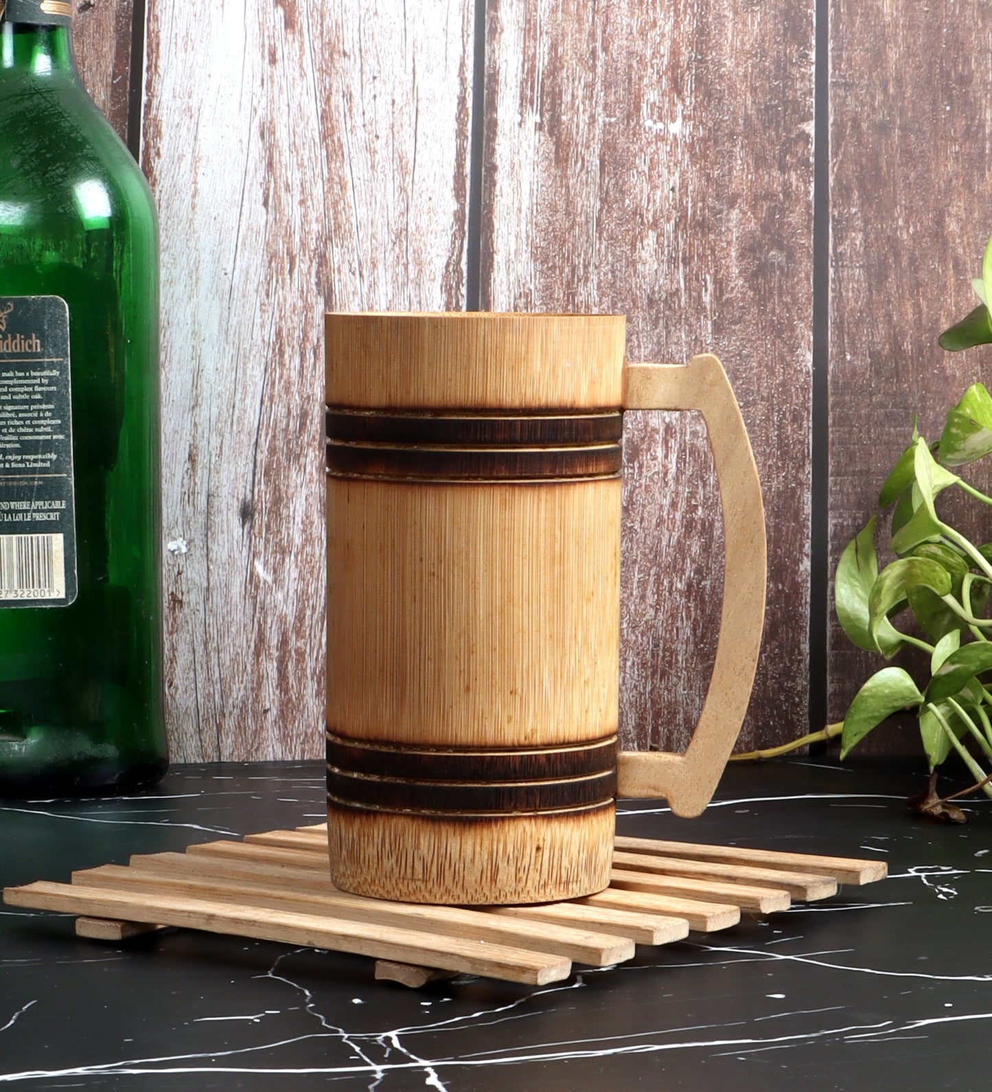 Bamboo Beer Mug - Plain Design