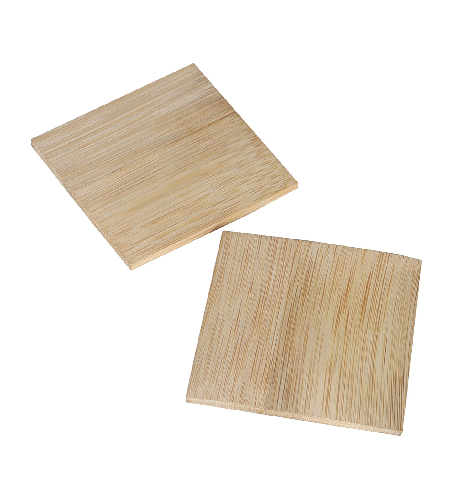 BAMBOO COASTERS PLAIN DESIGN- SET OF 4