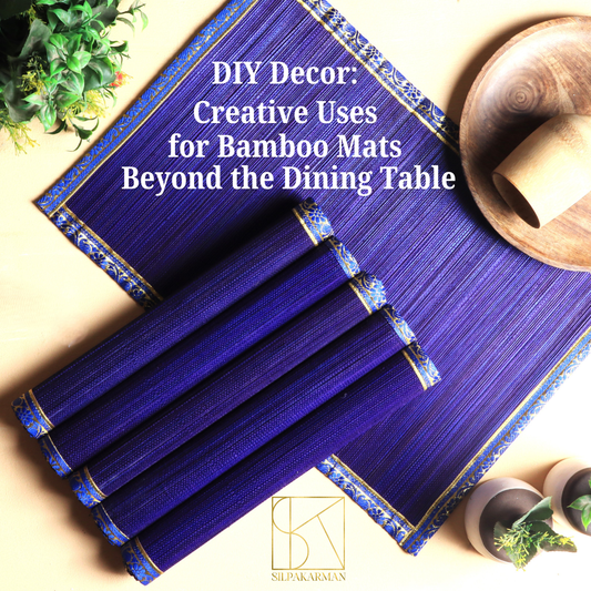 DIY Decor: Creative Uses for Bamboo Mats Beyond the Dining Table