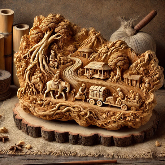 Uncover the Rich History of Bamboo Root Carving