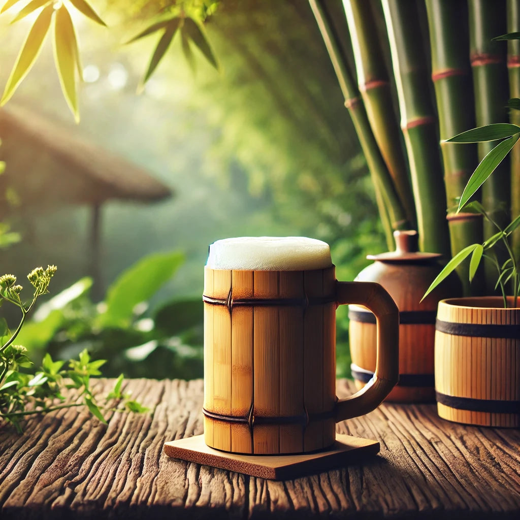 Savoring the Brew: The Unique Experience of Drinking Beer from a Bamboo Beer Mug