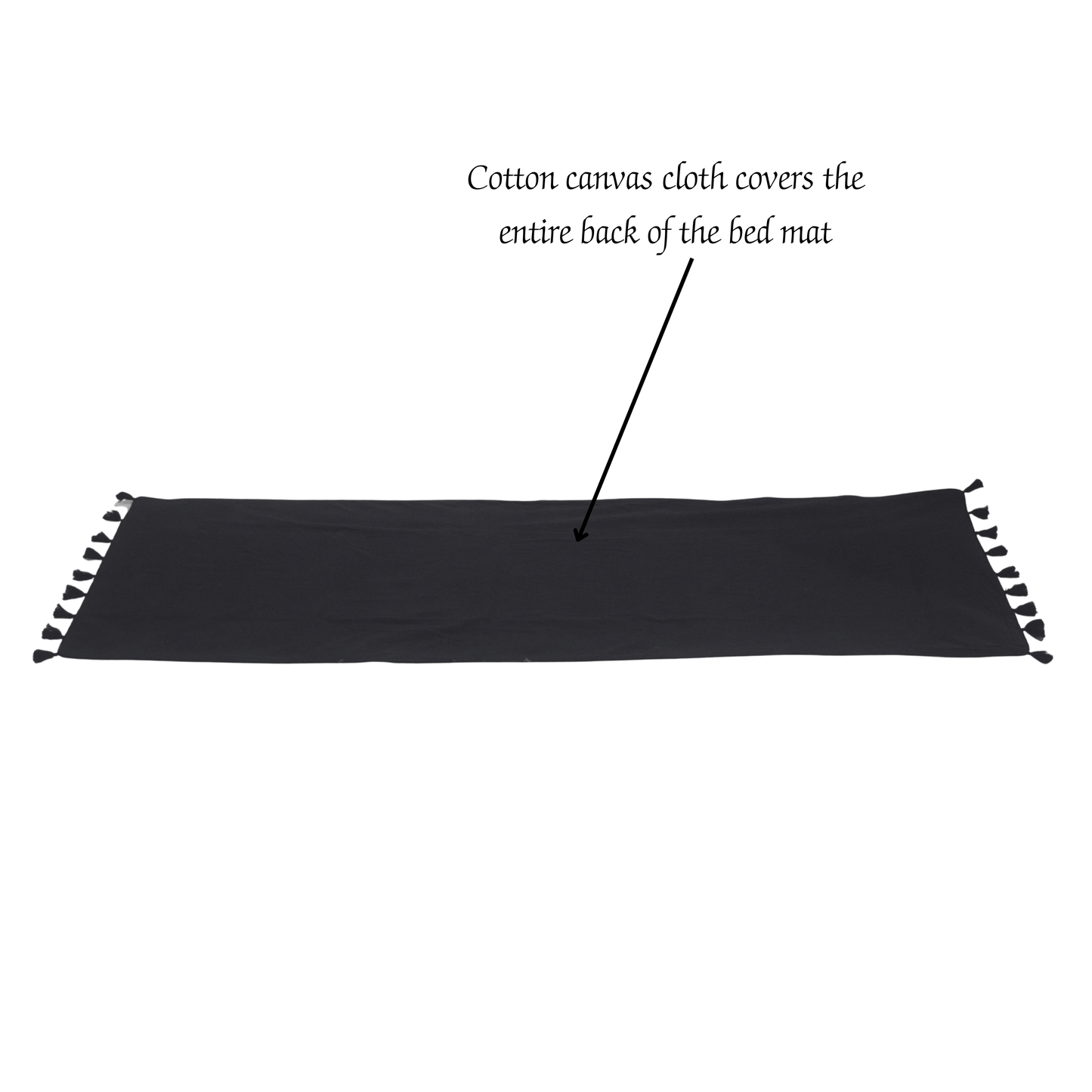 After Wait | Bamboo Bed Mat – Monochrome Jacquard Mystical Weave