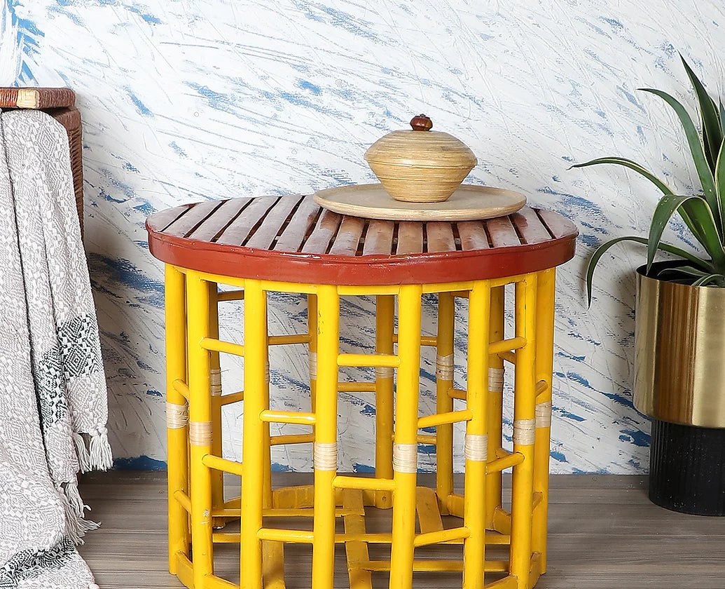 Bamboo Storage Table