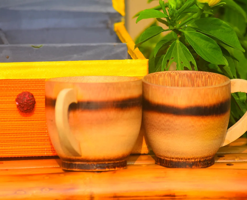 Set de regalo de té de bambú con tema Helios