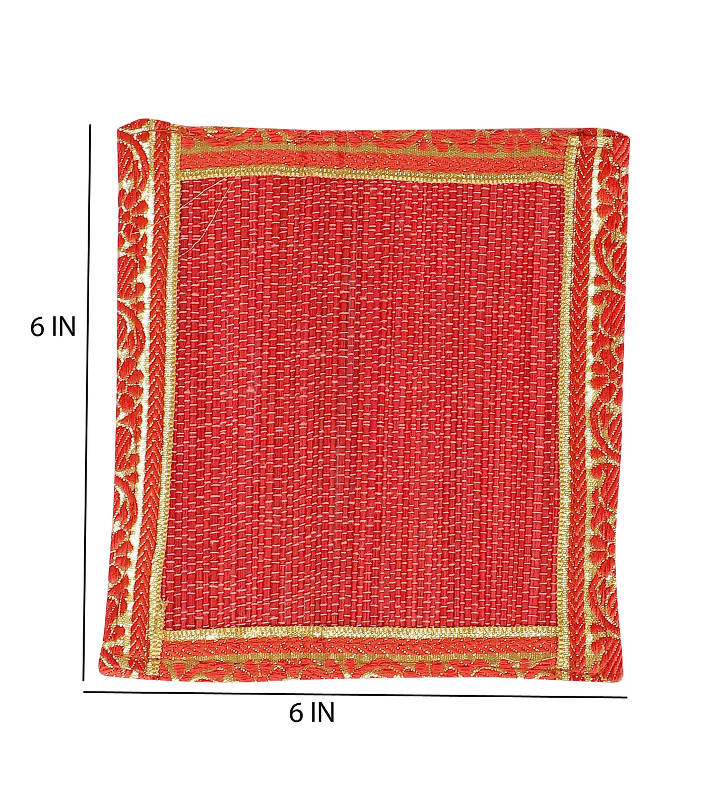 Bamboo Coasters - Red