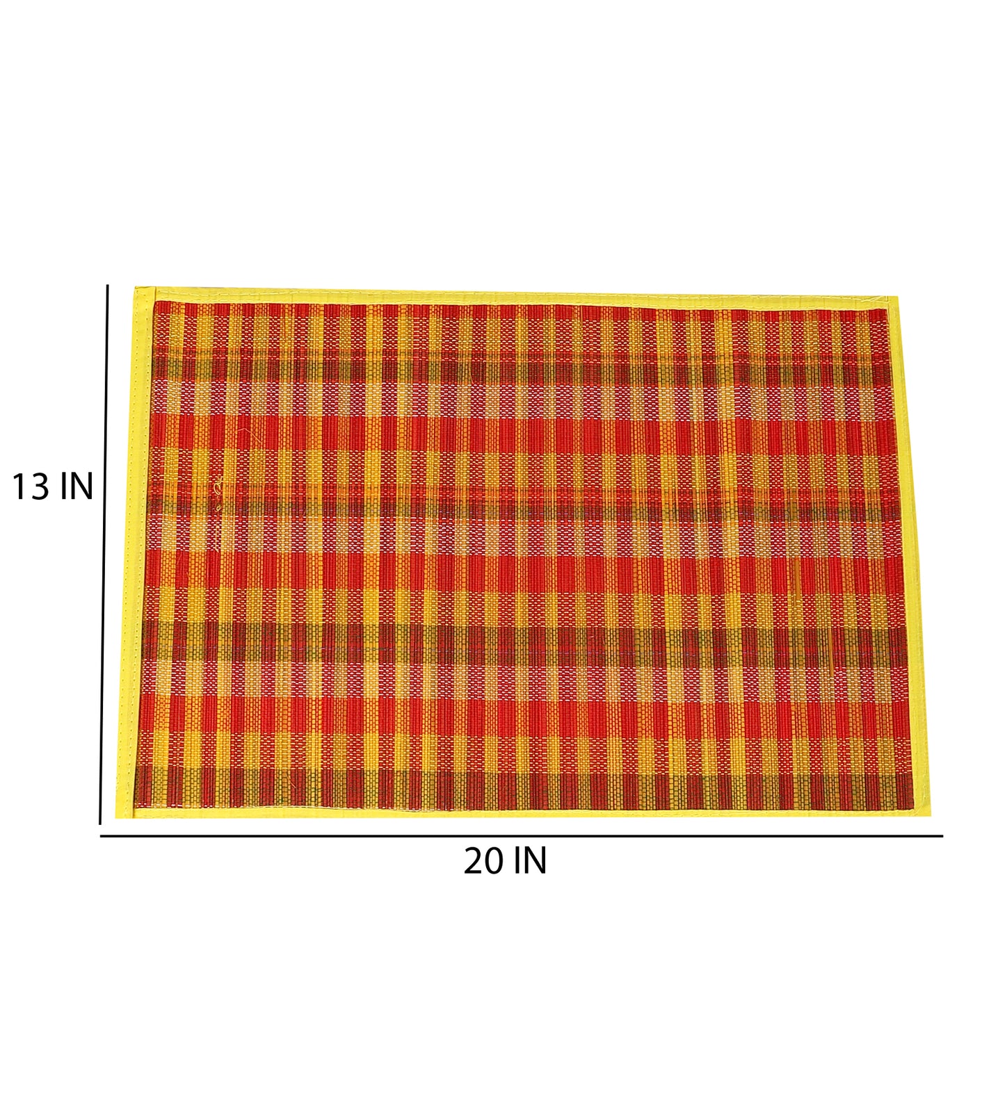 Bamboo Placemats - Multi Yellow