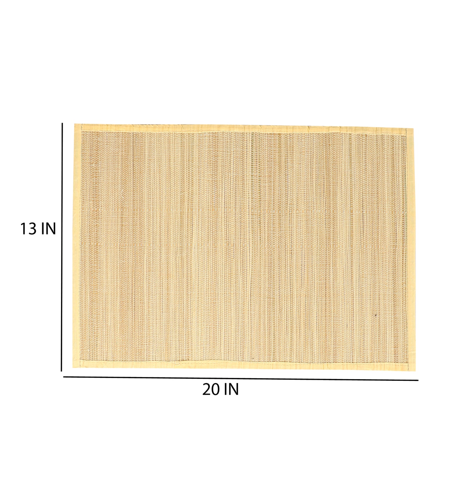 Ensemble de tapis de salle à manger en bambou