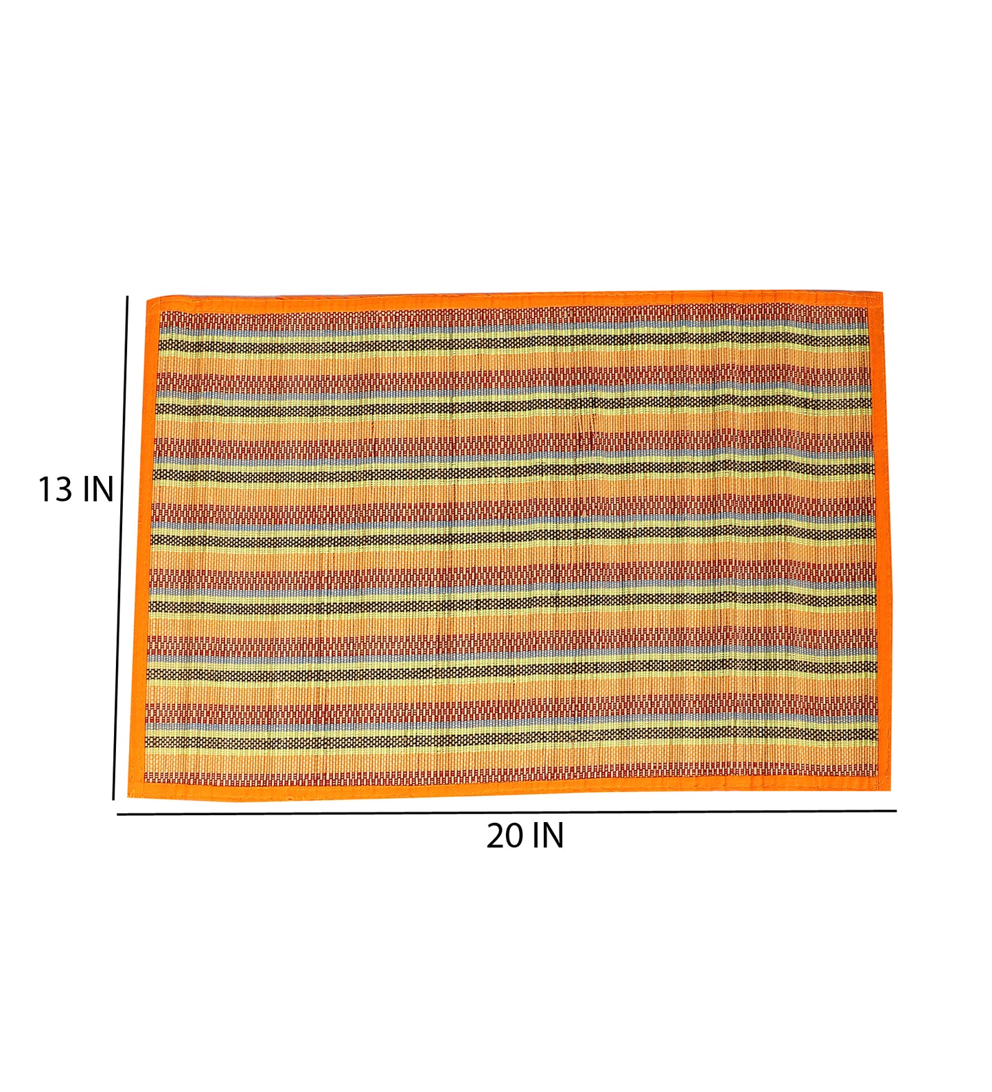 Bamboo Placemats - Multi Orange