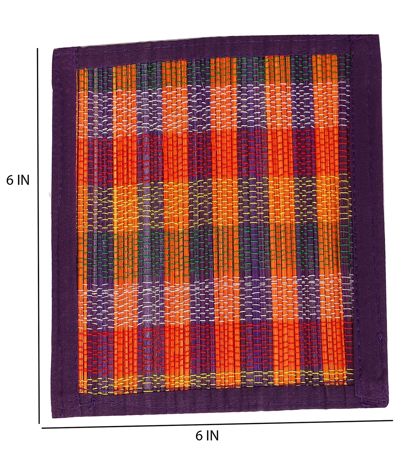 Bamboo Coasters - Multi Purple