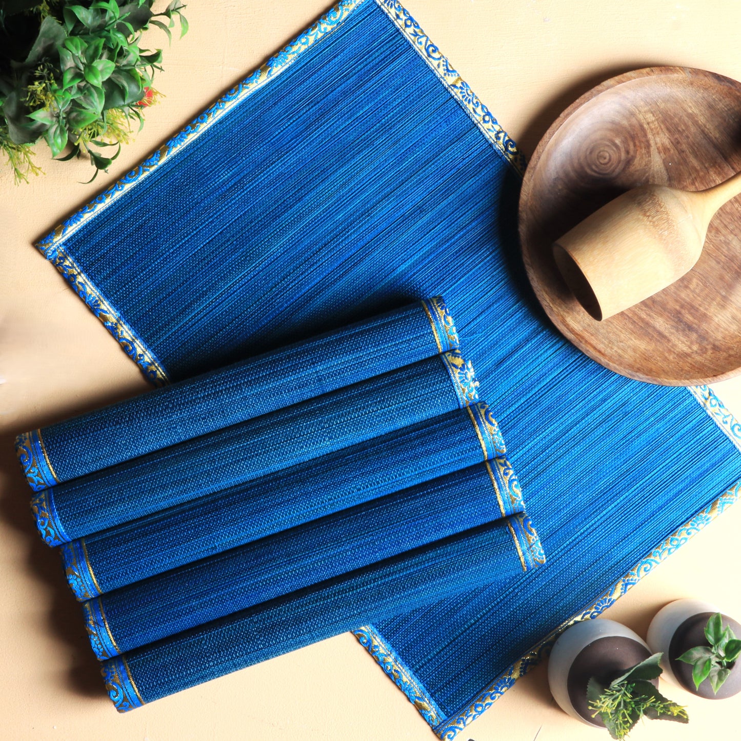 Bamboo Placemats - Blue