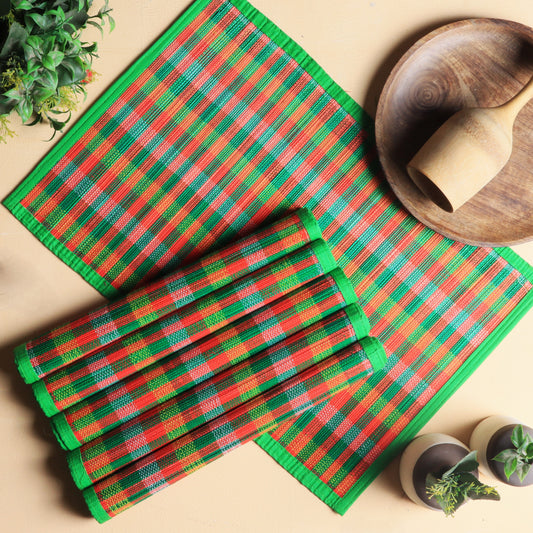 Bamboo Placemats - Multi Green