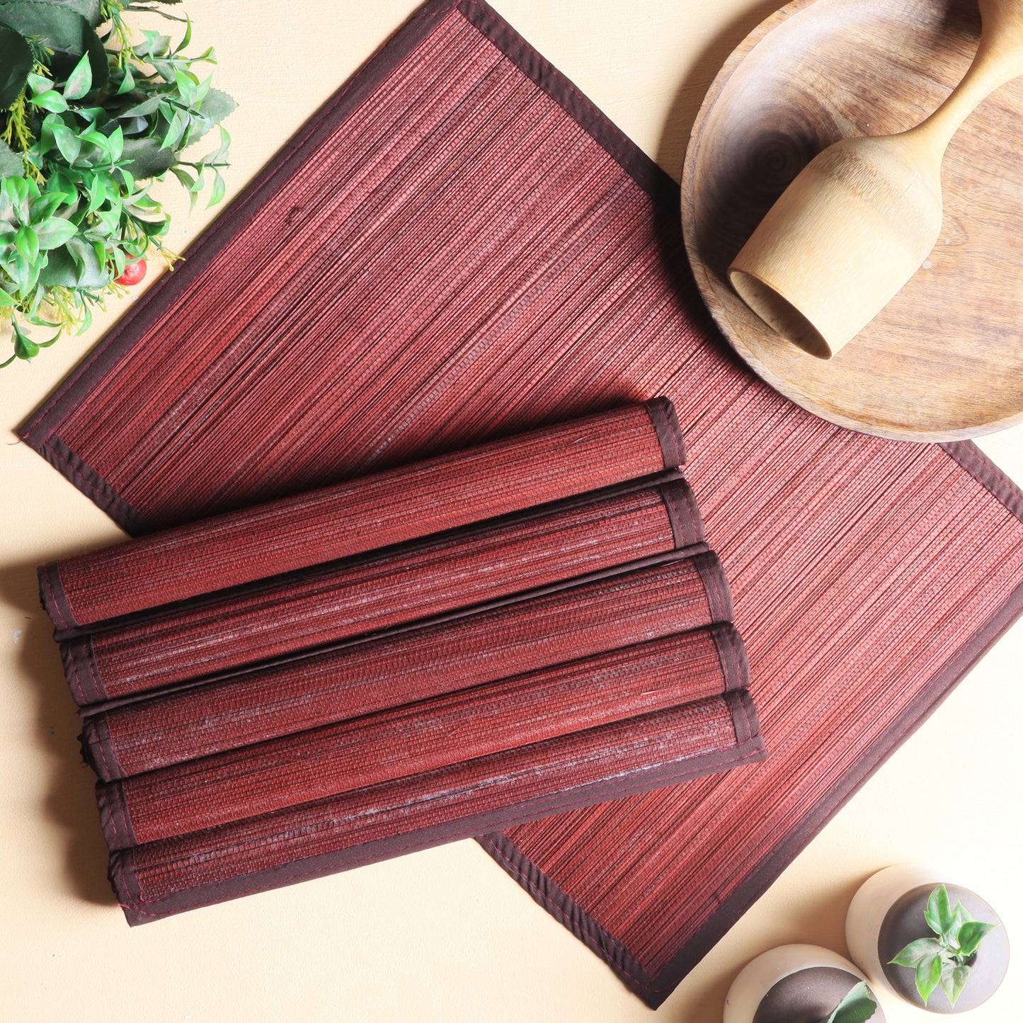 Bamboo Placemats - Brown