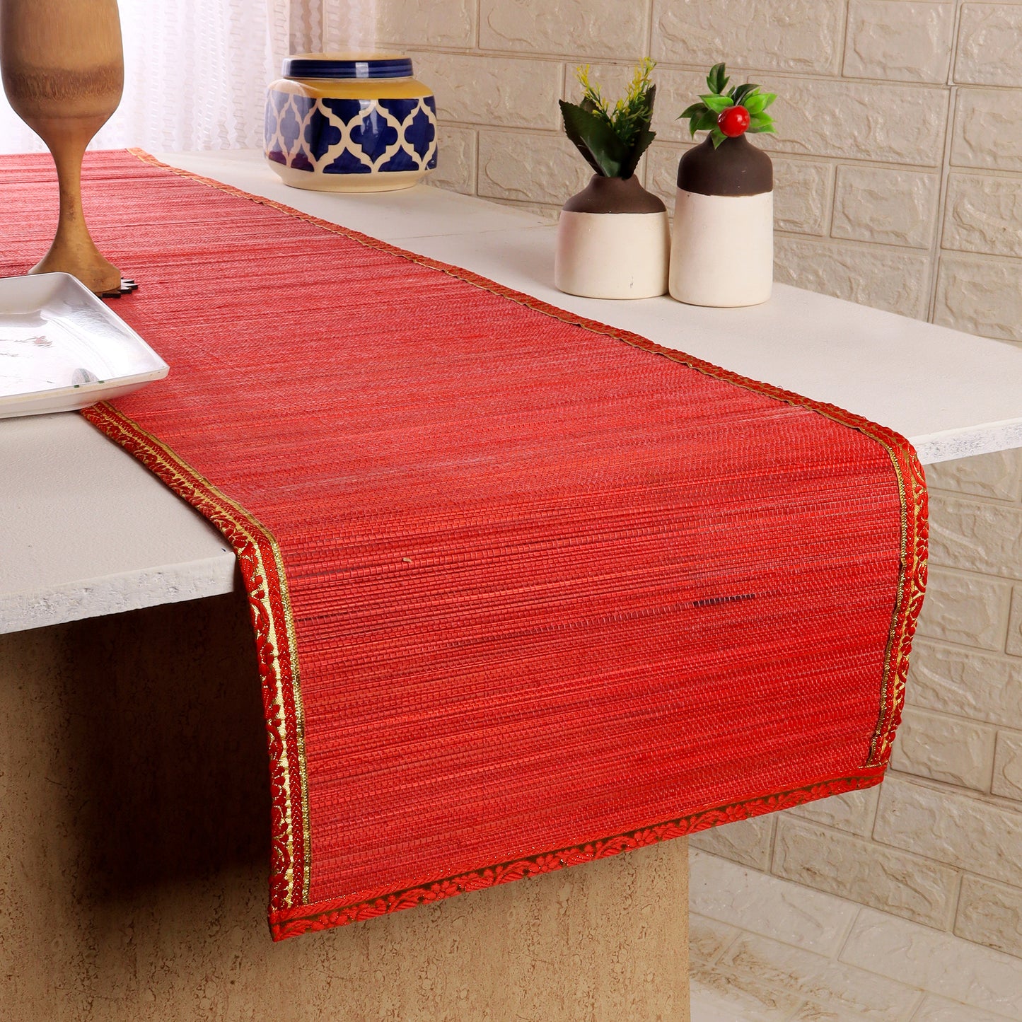 Bamboo Table Runners - Red