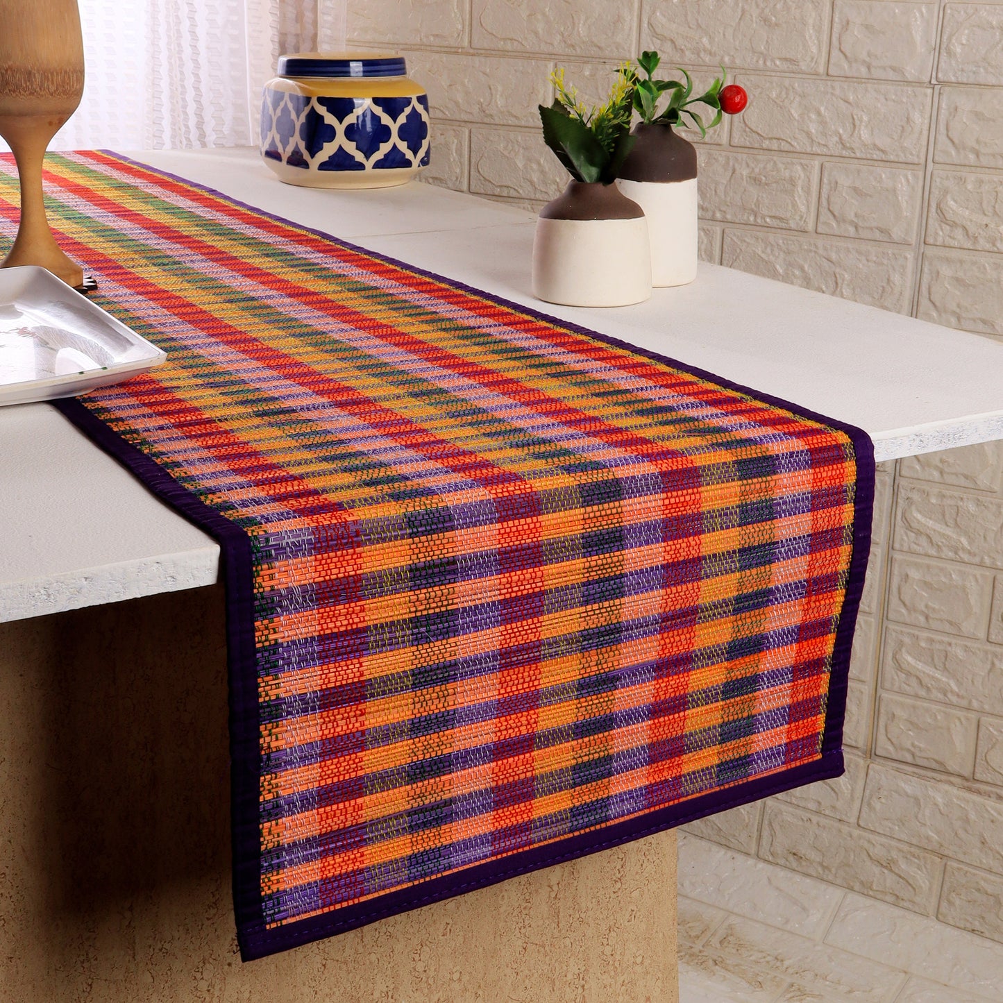 Bamboo Table Runners - Multi Purple