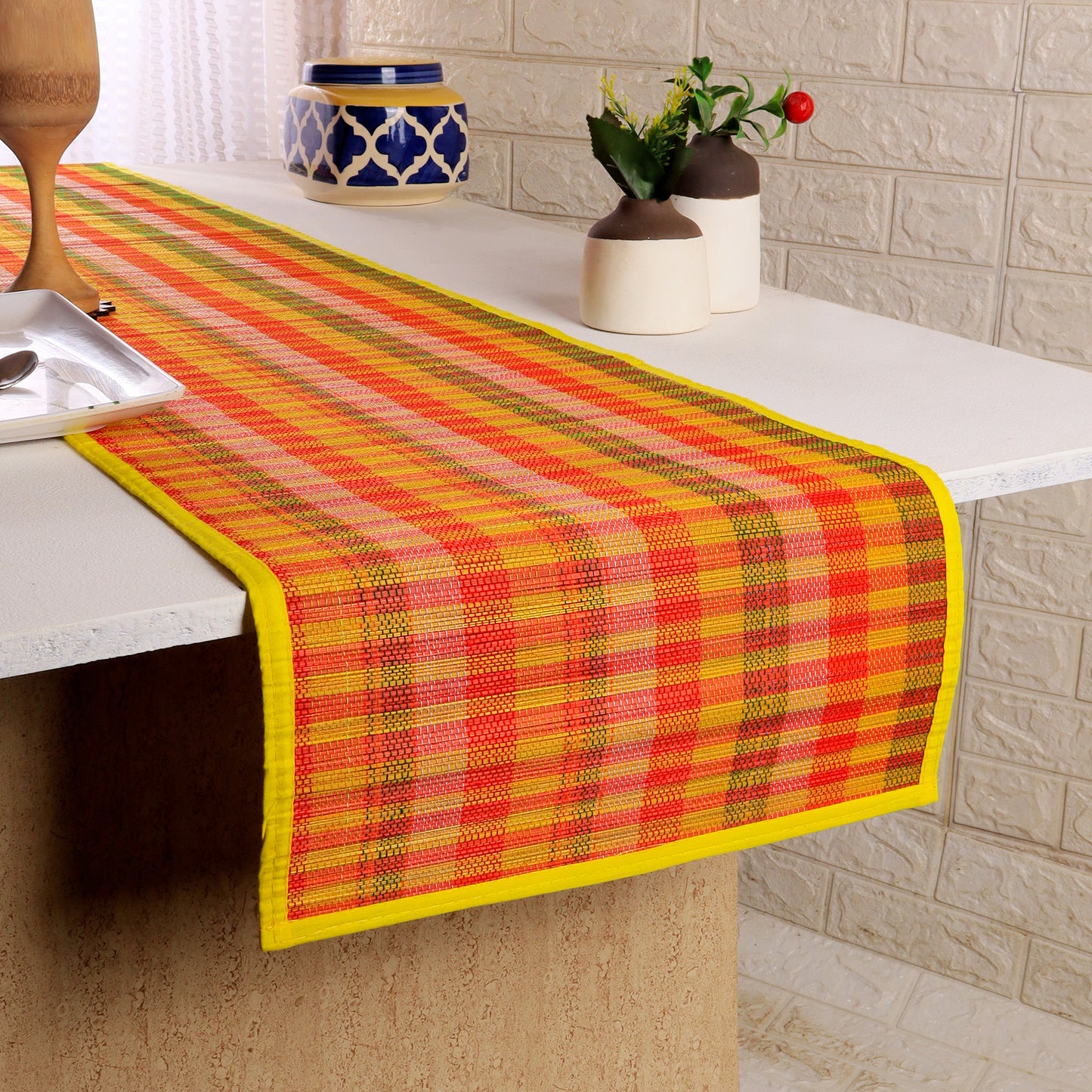 Bamboo Table Runners - Multi Yellow